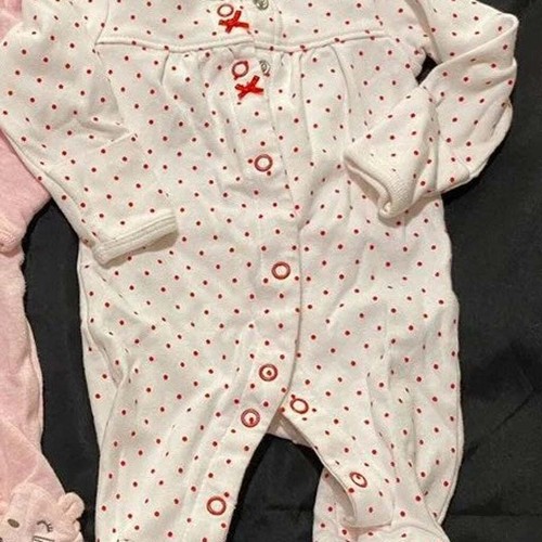 Baby girl newborn footies - 第 2/4 張圖片