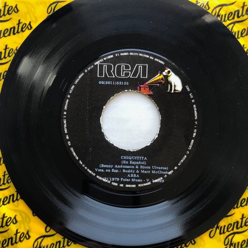 ABBA Chiquitita (En Español) 1979 COLOMBIA 45 Benny BJORN Frida AGNETHA Rare VG+ - Picture 3 of 3