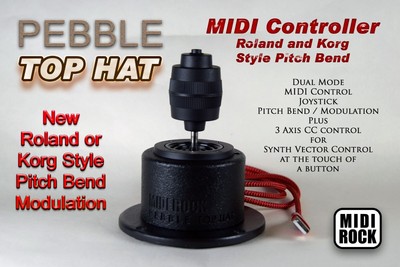 Midi Joystick Controller, Roland and Korg style Pitch Bend/Mod plus Vector 