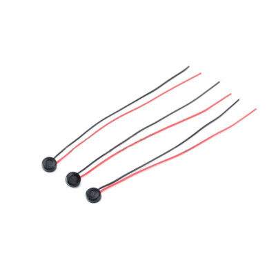 4 x 1.5mm Mini Microphone Condenser Pickup With Lead 5.5cm Sensitivity -58 ± 3dB