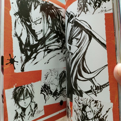 Hiro Mashima Graffiti Fairy Tail Rakugaki Art Book 1st edition Japanese DDP - Picture 10 of 12