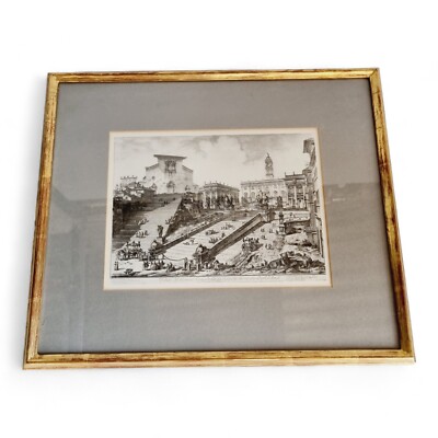 Giovanni Battista Piranesi Das Kapitol und die Stufen der Heiligen Maria in Aracoeli