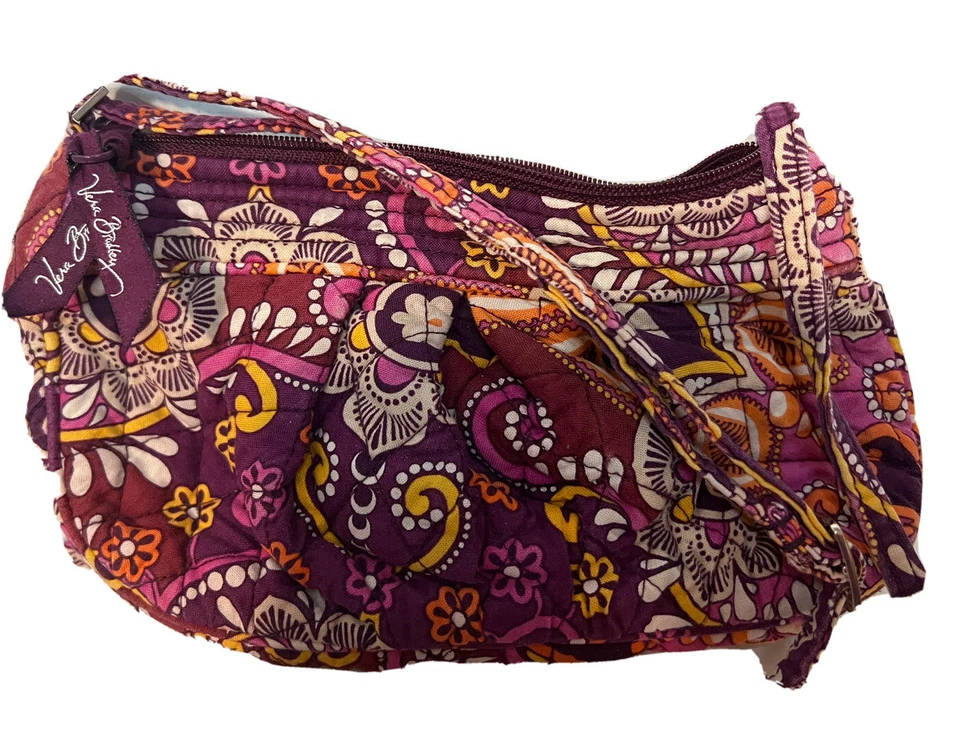 Vera Bradley ~ Frannie ~ безопасный закат ~ через плечо застежки наплечная сумка - Изображение 4 из 4