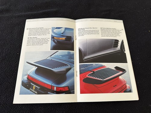 1988 Porsche Accessories Catalog Spoiler Wheel Caps Radio Brochure 911 930 928 - Picture 6 of 9