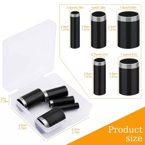 5 Größen Leder Locher Set Rundlocher Hohllocher Schneider Werkzeug Set HEISS - Bild 7 von 12
