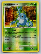 Heracross Rare Diamond and Pearl Reverse Holo 28/130 NM on eBay