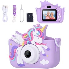 Unicorn Toys Camera for Kids Girls Age 3-8, Toddler Kids Digital Camera Chris...