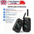 2X ESP32 V3 LoRa Board+Battery+868MHz Antenna+N35 Plus Black Case for Meshtastic