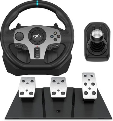 PXN V9 Gaming Lenkrad 270° 900° Pedale Schalthebel Rennlenkrad für PC PS4 Xbox