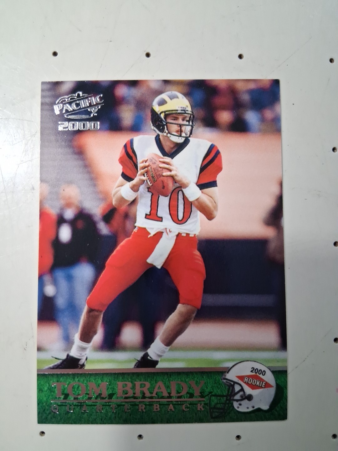 2000 Pacific TOM BRADY Rookie RC #403 Future HOF GOAT 🐐 NRMT