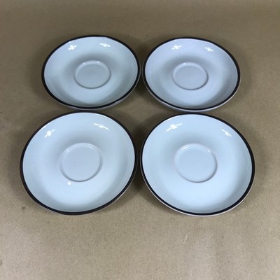 Denby Summit Celadon Blau Vintage Handarbeit Ersatz 4er Set Untertassen