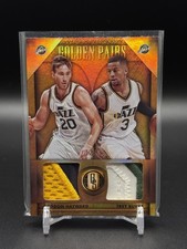 2014-15 Panini Gold Standard Golden Pairs Gordon Hayward/Trey Burke 12/25  