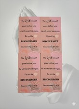 4 Bible Verse Mini Scripture Inspirational Christian Gifts Encouragement Cards.
