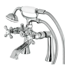 Kingston Brass KS268C Kingston Clawfoot Tub Faucet  Hand Shower, Polished Chrome