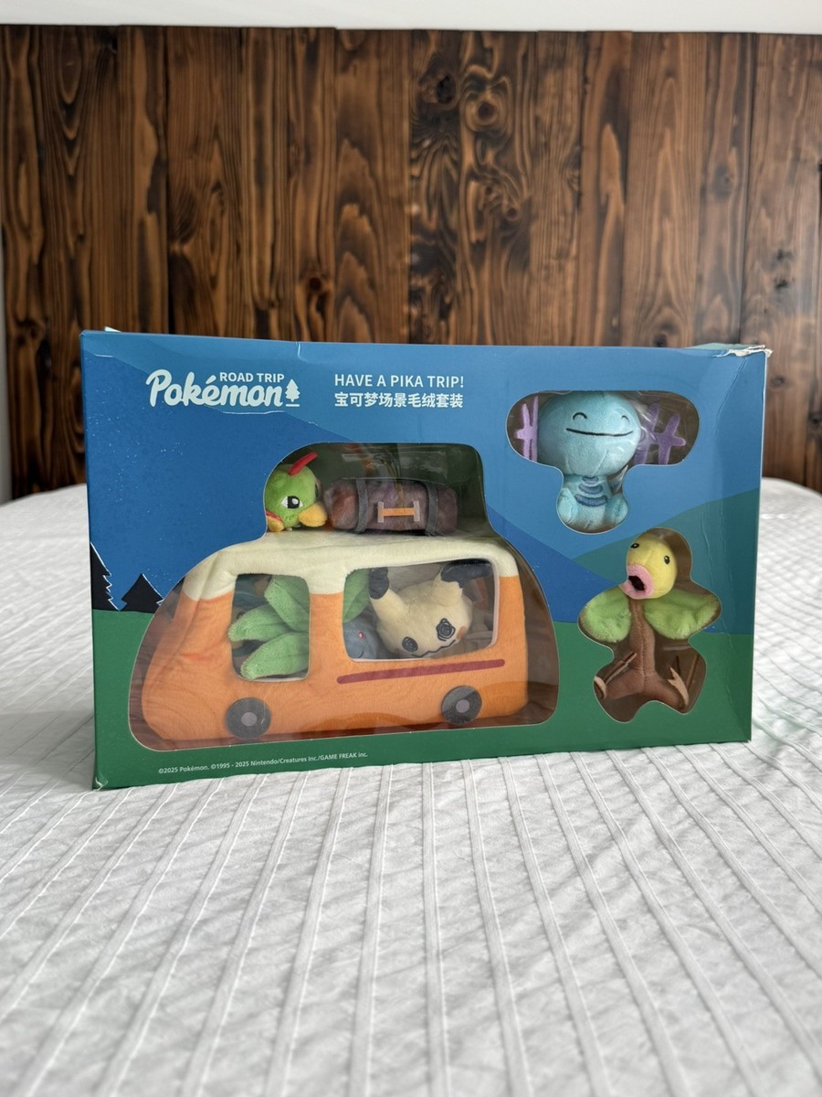 ポケモン　Road Trip キャンプシリーズ　ロードトリップ　キャンピングバス Pokemon Center China Exclusive Road Trip Camper Van Plush Set HAVE