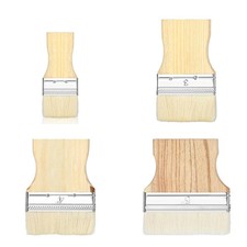 4 pcs Flat Paddle Paint Brush Set Wide Paint Brush Large Paint Brush 2/3/4/5