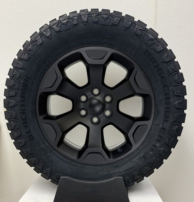 New Takeoff 20'' Black Wheels Rugged Terrain Tires Fits 22-25 Jeep Grand Wagoneer