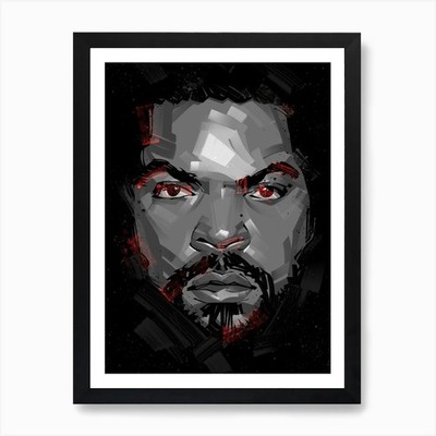 Ice Cube II Kunstdruck gerahmt Wandbild Poster Leinwanddruck Bild