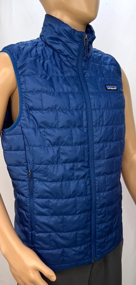 Patagonia Men's Nano Puff Insulated Vest NWT Size Medium color Blue Navy - Image 4 of 4