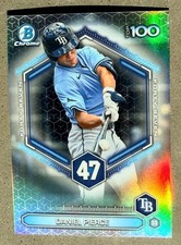 2026 Bowman #BTP-47 Daniel Pierce Bowman Scouts' Top 100 Tampa Bay Rays - MINT
