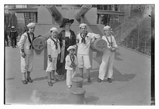 Photo:Mrs. O. Harriman,children,boys in salior outfits,Bain News Service