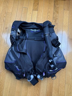 Aqua Lung Soul i3 BCD Women Size Medium Black/ Purple