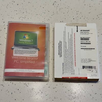 Microsoft Windows 7 Home Premium 64-bit Service Pack 1 OEM DVD with Manuals