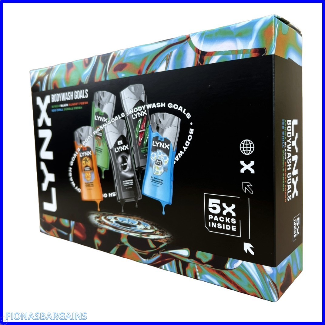 Linx Box Set Lynx Gift Box Set Fragrance Squad Bodywash Goals Icons Africa Washbag ...