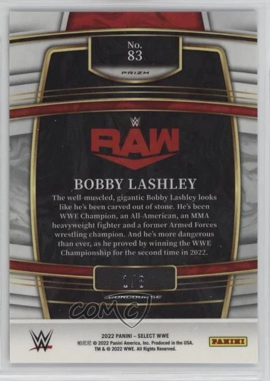 2022 Select WWE Concourse Lucky Envelopes Prizm /8 The All Mighty Bobby Lashley - Image 2 of 2