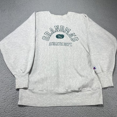 Vintage Champion Reverse Weave Sweatshirt Mens XL Gray Grandma's Athletic Dept
