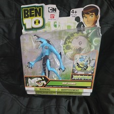 ACTION FIGURE BEN 10 TEN HAYWIRE RIPJAWS! 4 POLLICI RARO! Regno Unito! XLR8!