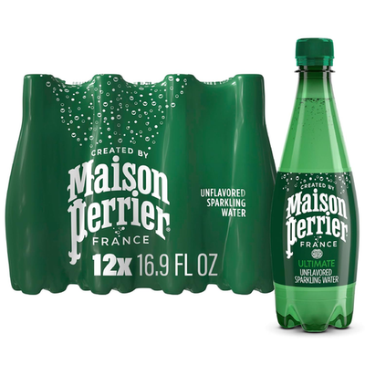 #ad Maison Perrier Ultimate Sparkling Water 16.9 Fl Oz Plastic Water Bottles 12 Co $13.98