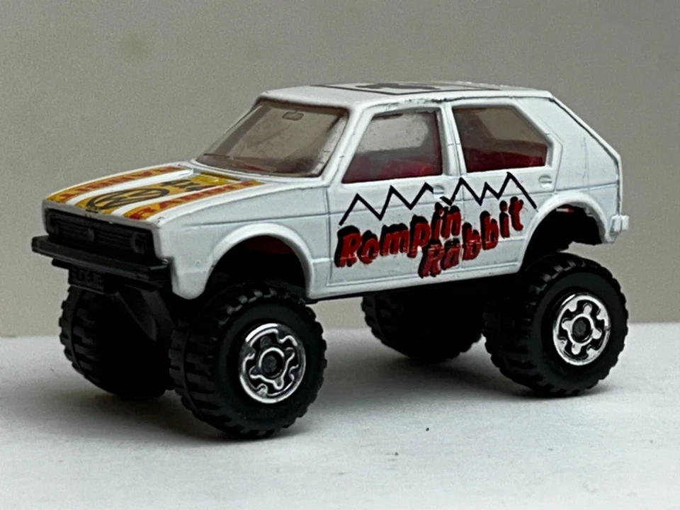 Matchbox Superfast No. 7 Volkswagen Rompin Rabbit con caja original, bonito Foto 3 de 4