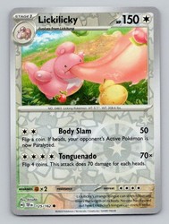 Lickilicky 125/162 Temporal Forces Common Reverse Holo