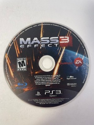 Mass Effect 3 (PlayStation 3, PS3) Disc Only Tested Good Cond