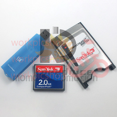Reader FANUC 2G CF Compact Flash Card+CF-PCMCIA Adapter+SSK 1PCS