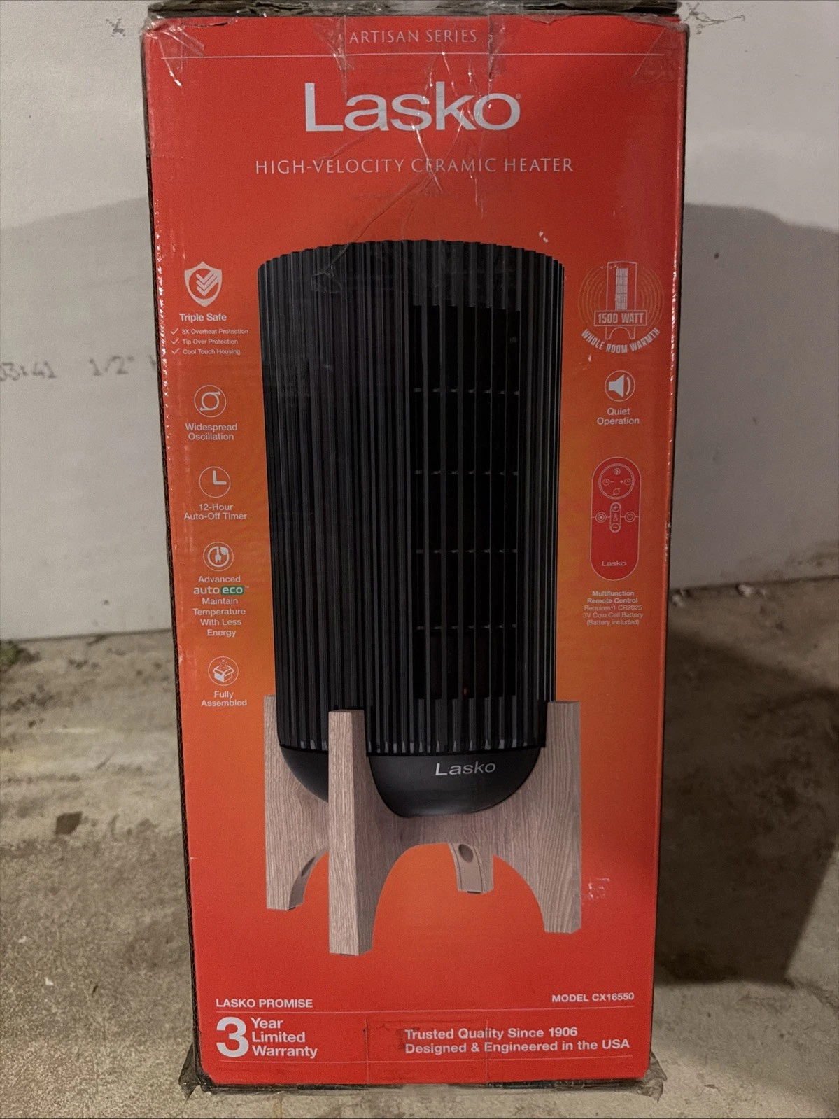 Lasko Artisan Series Electric Tower Heater - Thumbnail 2