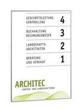 Info Board New Age, Silver Matt, Acrylic Glass Dimensions 21.5 x 30.2 x 0.6 cm