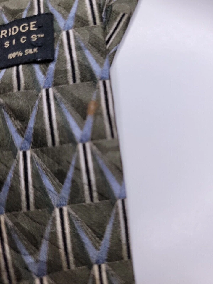 Corbata formal Cambridge Classics para hombre 58"Lx3,75"W corbata de cuello verde Foto 3 de 4