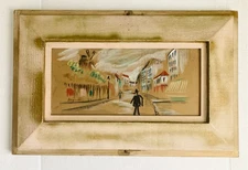 Impressionist Watercolor Painting by Listed Artist  Andrea de Nouy DeNouy Paris