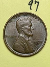 1932-D LINCOLN WHEAT CENT, Almost Uncirculated "AU" condition #97