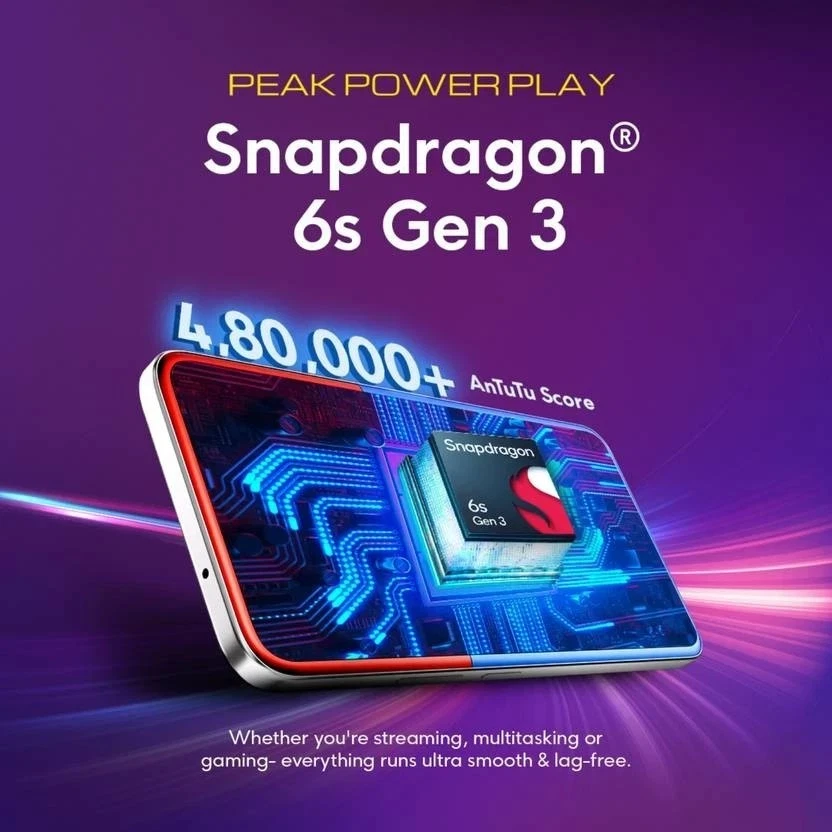 POCO M7 Plus 5G (Chrome Silver, 4GB RAM 128GB) Snapdragon 6s Gen 3 5G - Immagine 3 di 4