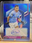 2022-2023 TOPPS FINEST CHAMPS LEAGUE RIYAD MAHREZ MAN CITY AUTO /150