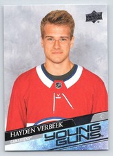 2020-21 Upper Deck #714 Hayden Verbeek Young Guns RC (ref 222000)