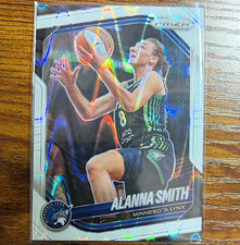 Panini 2025 Prizm WNBA Alanna Smith #101 Minnesota Lynx White Seismic