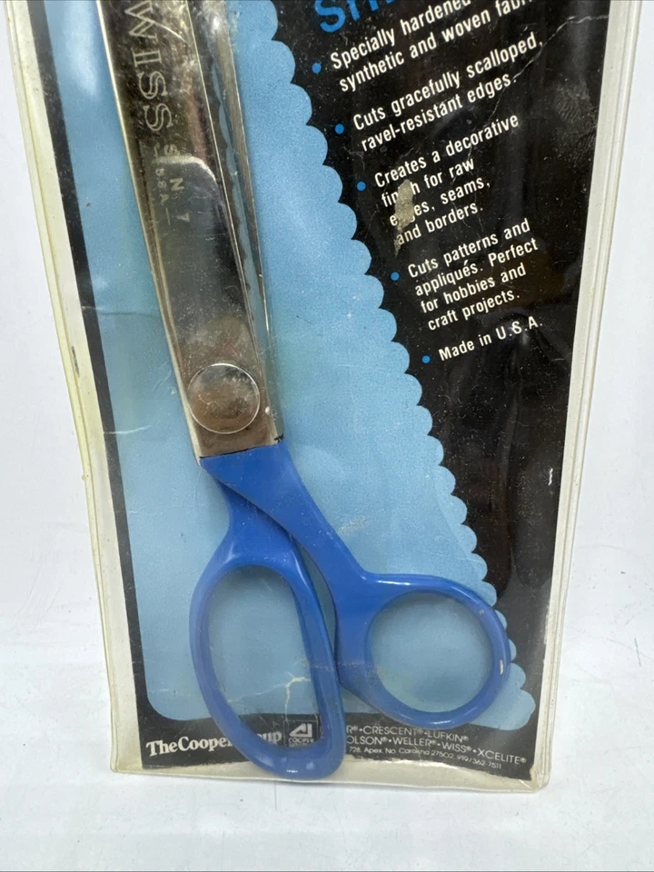 Wiss Skalloping Shears No. SN-7 Vintage Made In USA In Original Packaging - Image 4 of 4