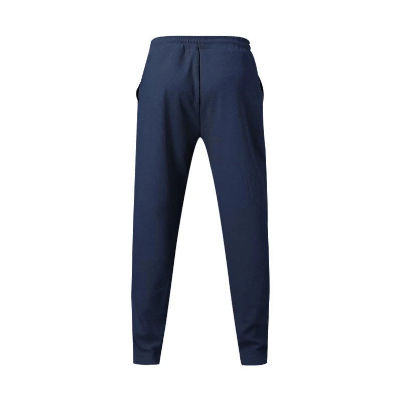 Mens Elasticated Jogging Joggers Bottom Loose Fit Fleece Open Hem Fleece Trouser - Image 3 of 4