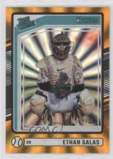 2024 Panini Donruss Rated Prospects Orange Laser 165/299 Ethan Salas #124 10k8