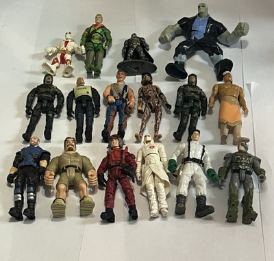 #ad 16 Action Figure Lot Arf Clone Trooper Boil Star Wars GI Joe Pocahontas Police $25.00