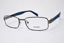 Prada VPR 50O 5AV-1O1 Gunmetal small size 52/17/135 Made in Italy Eyeglasses
